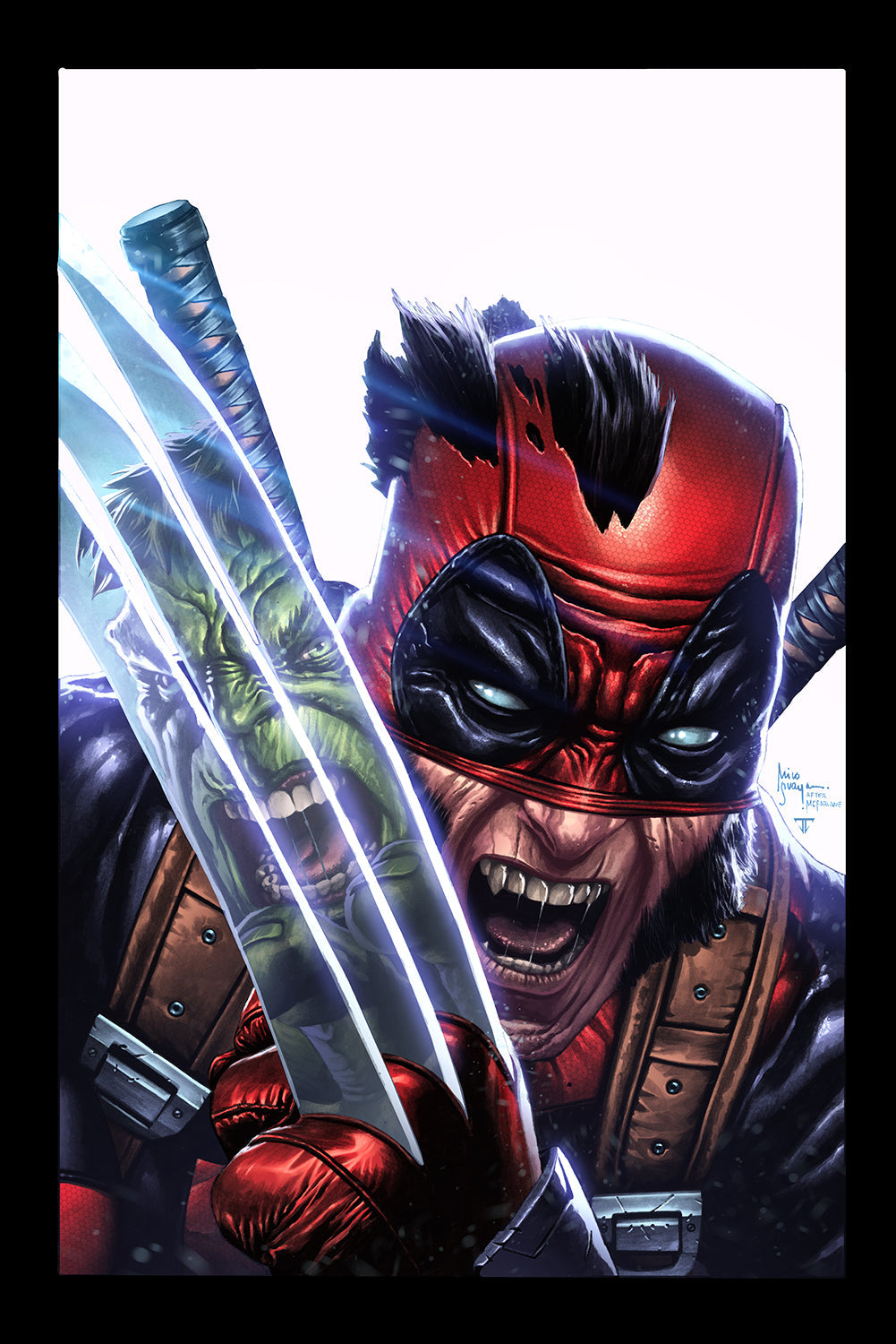 DEADPOOL COVERS INSPIRED BY J SCOTT CAMPBELL'S WOLVERINE #1