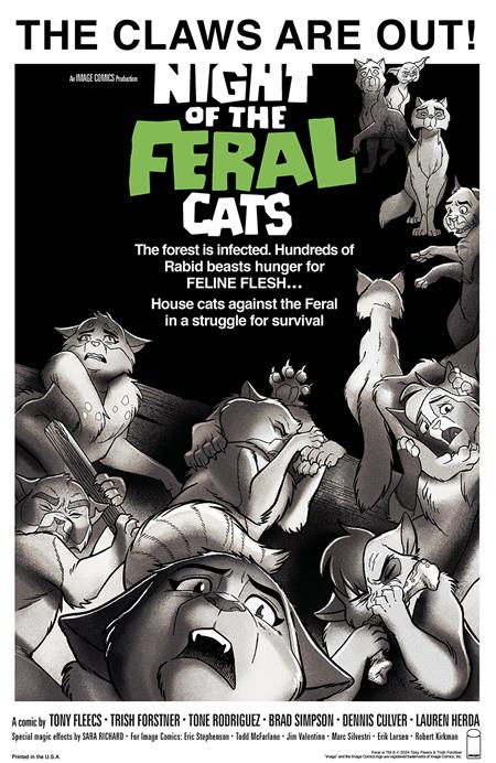 FERAL #1 CVR G INC 1:100 TRISH FORSTNER & TONY FLEECS VAR - 03/27/24