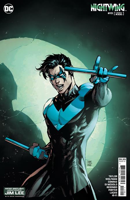 NIGHTWING #113 CVR E JIM LEE ARTIST SPOTLIGHT CARD STOCK VAR