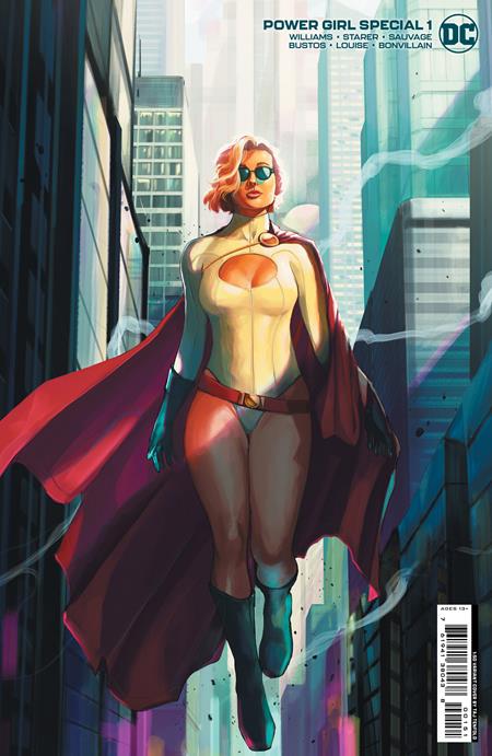 POWER GIRL SPECIAL #1 (ONE SHOT) CVR E INC 1:50 TAJ TENFOLD CARD STOCK VAR - 05/30/23
