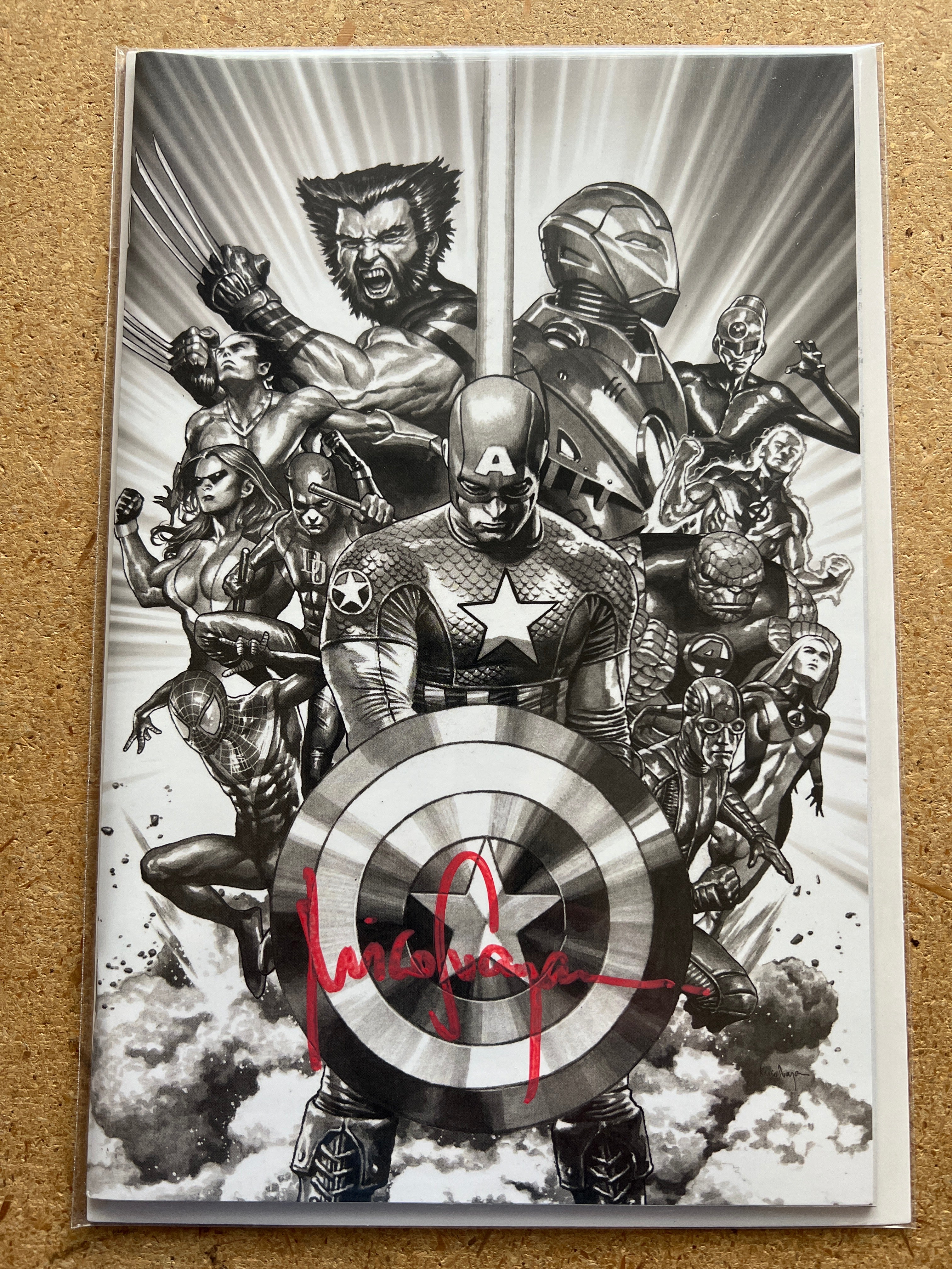 ULTIMATE INVASION #1 SKETCH VARIANT SIGNED BY MICO SUAYAN WITH COA (SS 2)(SS8)(SS9)