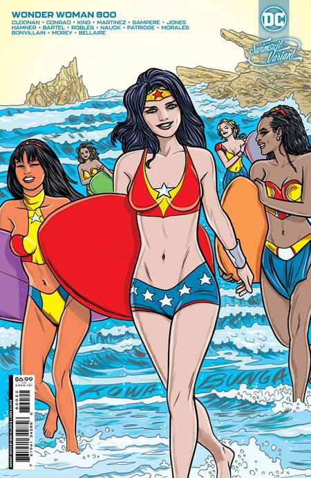 WONDER WOMAN #800 CVR G MICHAEL ALLRED SWIMSUIT CARD STOCK VAR - 06/20/23
