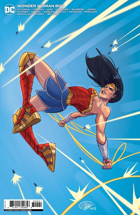 WONDER WOMAN #800 CVR I INC 1:25 MEGAN HUANG CARD STOCK VAR - 06/20/23