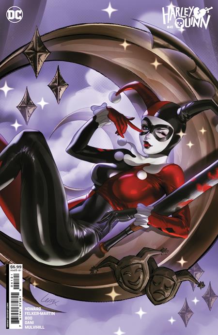 HARLEY QUINN #41 CVR B LESLEY LEIRIX LI CARD STOCK VAR 06-25-24