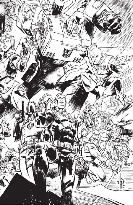 DESTRO #1 (OF 5) CVR J B&W JASON HOWARD CONNECTING EU ANNIVERSARY VAR 06-19-24