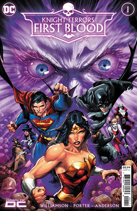 KNIGHT TERRORS FIRST BLOOD #1 (ONE SHOT) CVR A HOWARD PORTER, - 07/04/23