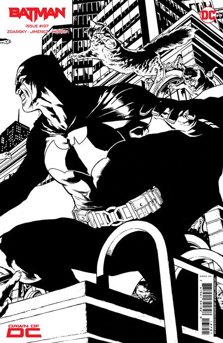 BATMAN #137 CVR G INC 1:50 JOE QUESADA B&W CONNECTING CARD STOCK VAR (BATMAN CATWOMAN THE GOTHAM WAR) - 09/05/23