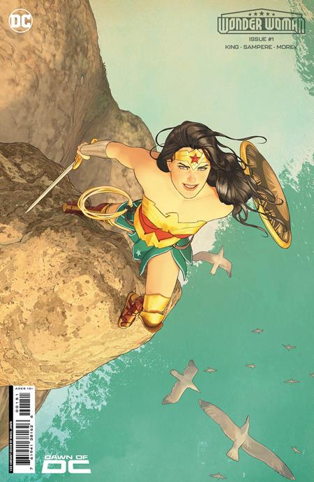 WONDER WOMAN #1 CVR H INC 1:50 MIKEL JANIN CARD STOCK VAR - 09/19/23