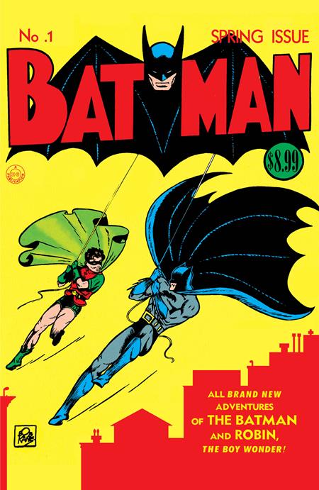 BATMAN #1 FACSIMILE EDITION CVR B BOB KANE & JERRY ROBINSON FOIL VAR - 09/12/23