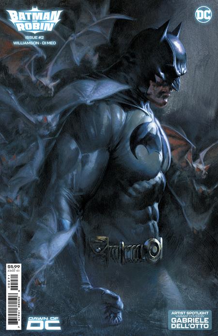 BATMAN AND ROBIN #2 CVR D GABRIELE DELL OTTO ARTIST SPOTLIGHT CARD STOCK VAR - 10/10/23