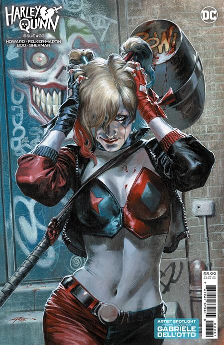 HARLEY QUINN #33 CVR C GABRIELE DELL OTTO ARTIST SPOTLIGHT CARD STOCK VAR - 10/24/23