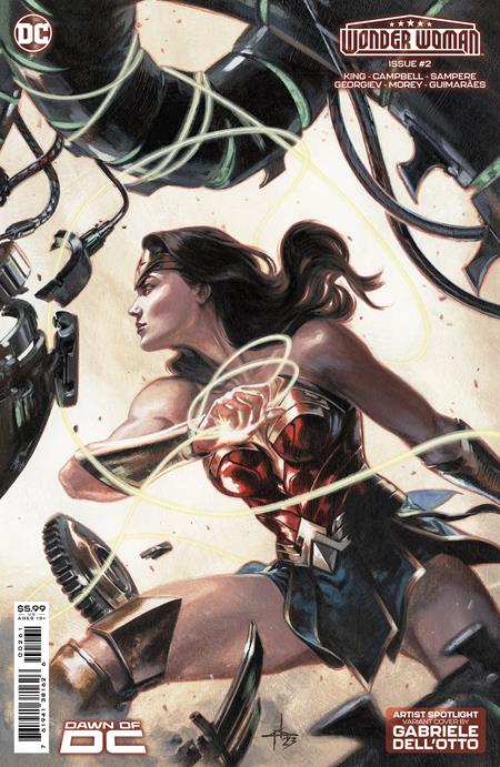 WONDER WOMAN #2 CVR D GABRIELE DELL OTTO ARTIST SPOTLIGHT CARD STOCK VAR - 10/17/23