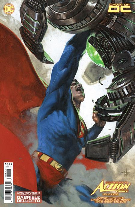 ACTION COMICS #1058 CVR D GABRIELE DELL OTTO ARTIST SPOTLIGHT CARD STOCK VAR - 10/24/23