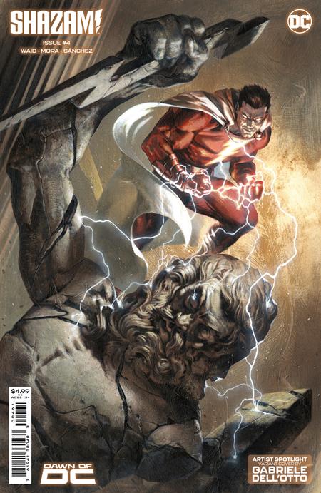 SHAZAM #4 CVR D GABRIELE DELL OTTO ARTIST SPOTLIGHT CARD STOCK VAR - 10/03/23