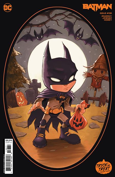 BATMAN #138 CVR F CHRISSIE ZULLO TRICK OR TREAT CARD STOCK VAR (BATMAN CATWOMAN THE GOTHAM WAR) - 10/03/23