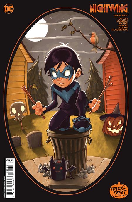 NIGHTWING #107 CVR F CHRISSIE ZULLO TRICK OR TREAT CARD STOCK VAR - 10/17/23