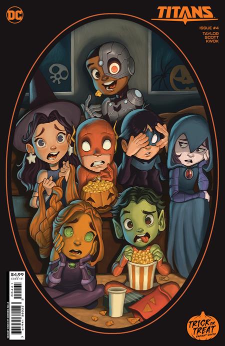 TITANS #4 CVR F CHRISSIE ZULLO TRICK OR TREAT CARD STOCK VAR - 10/17/23