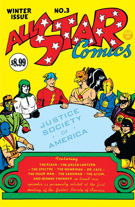 ALL-STAR COMICS #3 FACSIMILE EDITION CVR B EE HIBBARD FOIL VAR - 11/07/23