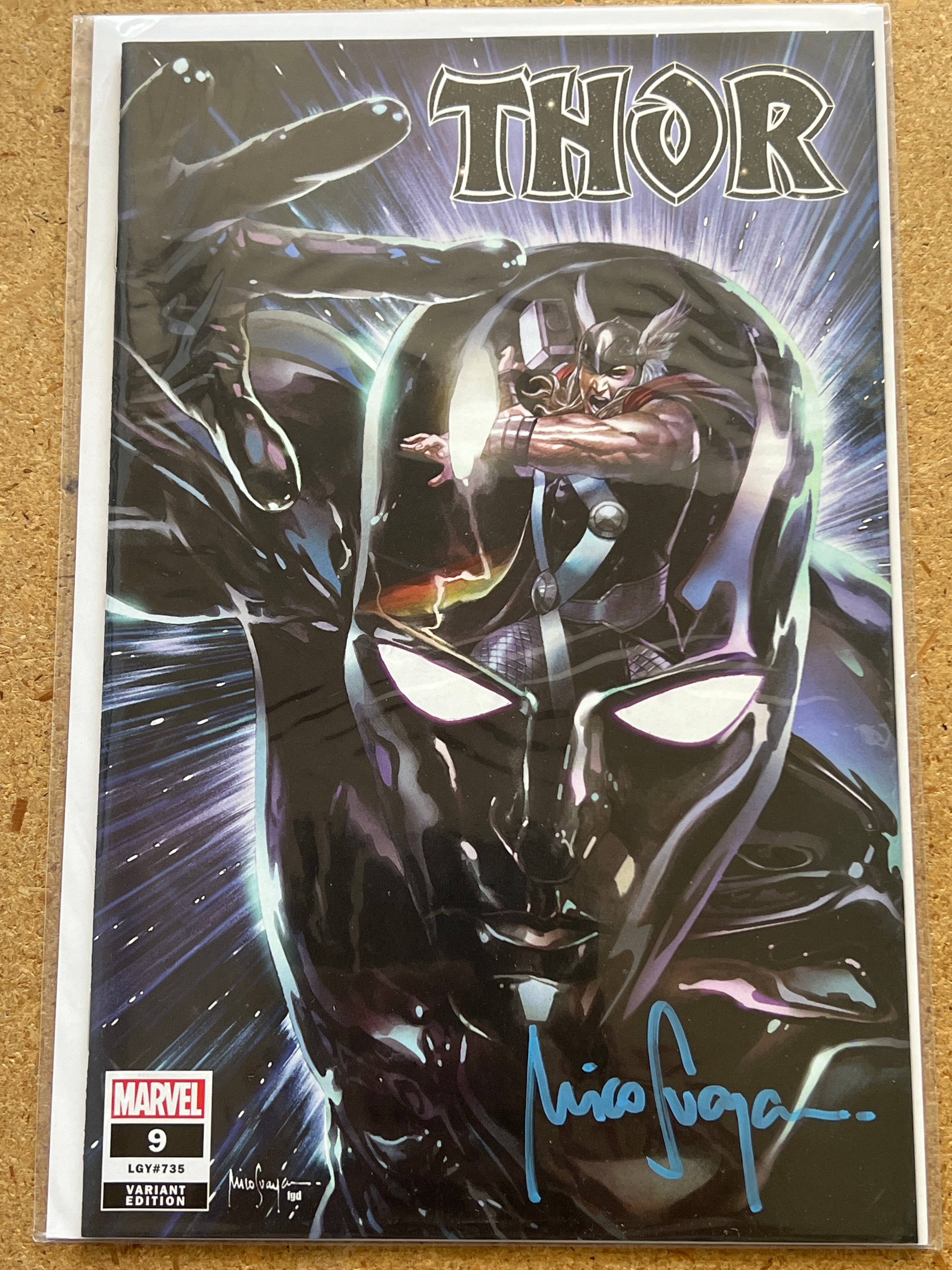 THOR #9 SIGNED BY MICO SUAYAN WITH COA (SS8)
