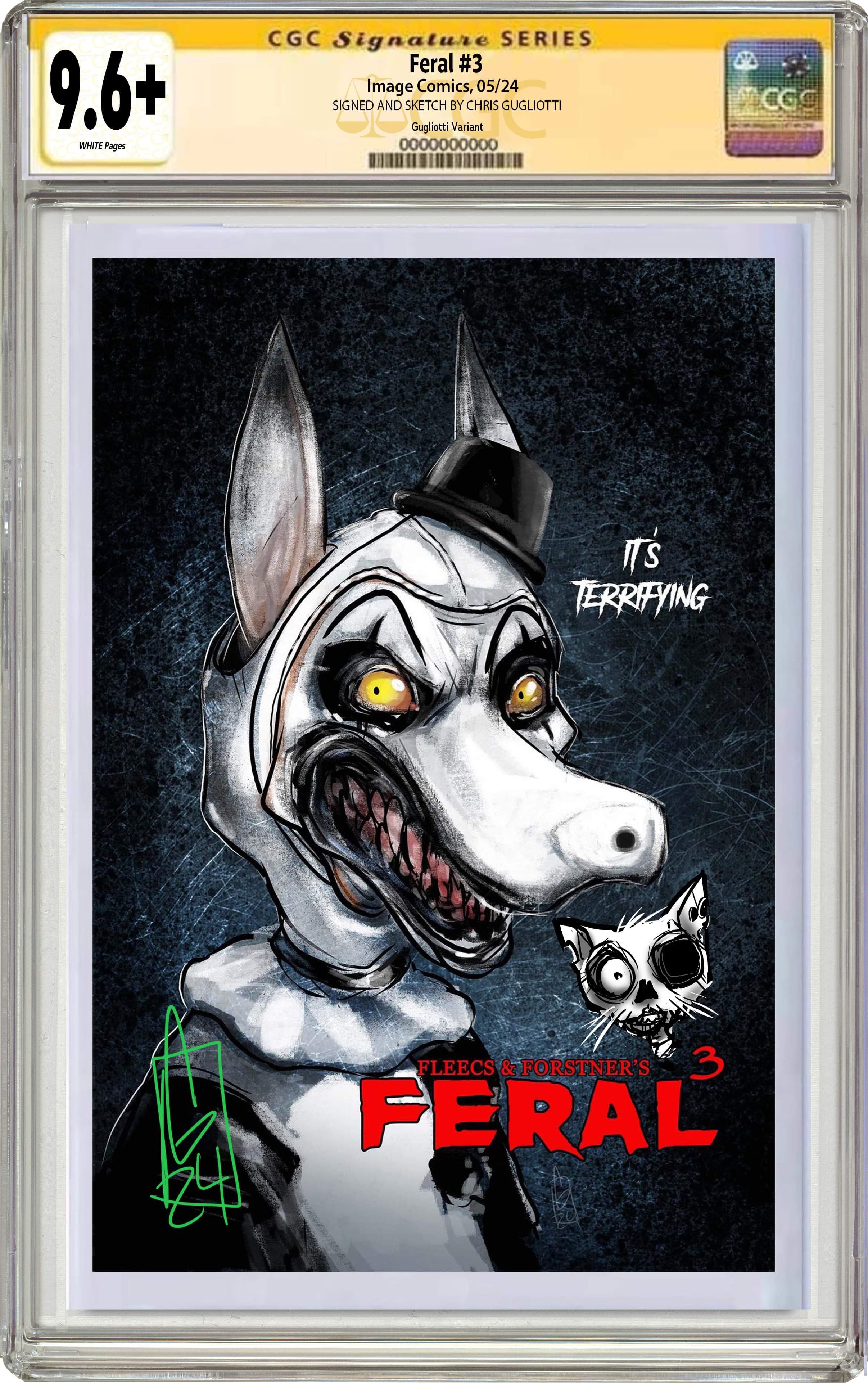 FERAL #3 CHRIS GUGLIOTTI TERRIFIER HOMAGE VARIANT - 5-22-24