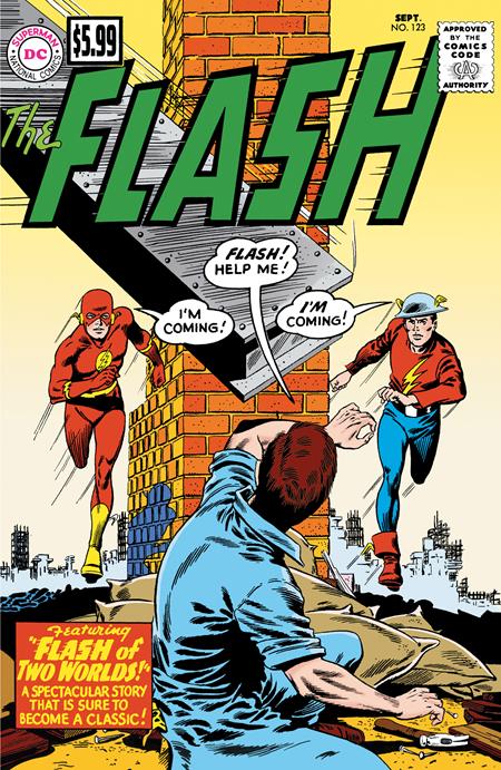 THE FLASH #123 FACSIMILE EDITION CVR C CARMINE INFANTINO & MURPHY ANDERSON FOIL VAR - 01-23-24