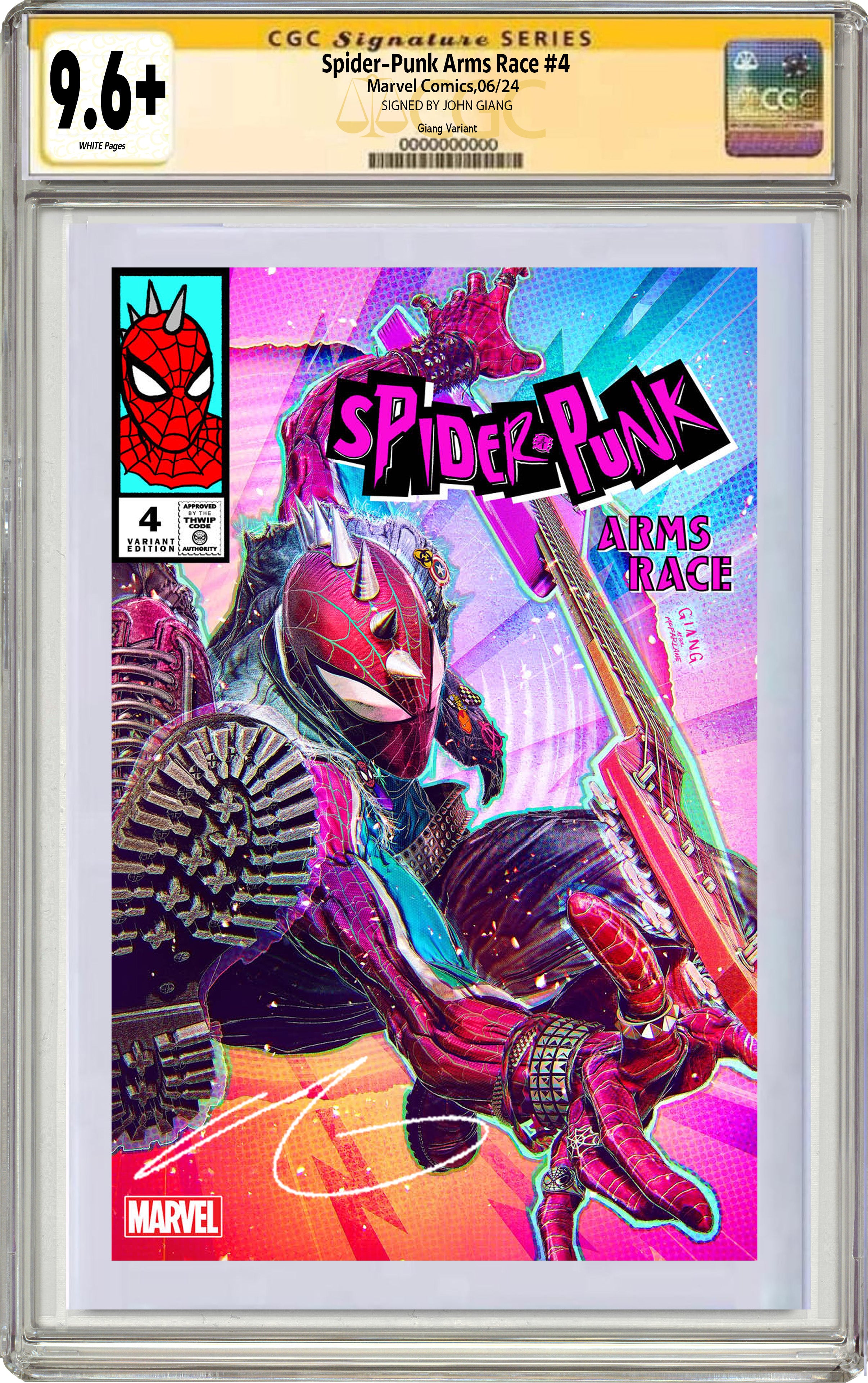 SPIDER-PUNK: ARMS RACE #4 JOHN GIANG EXCLUSIVE VARIANT OPTIONS 05-29-24