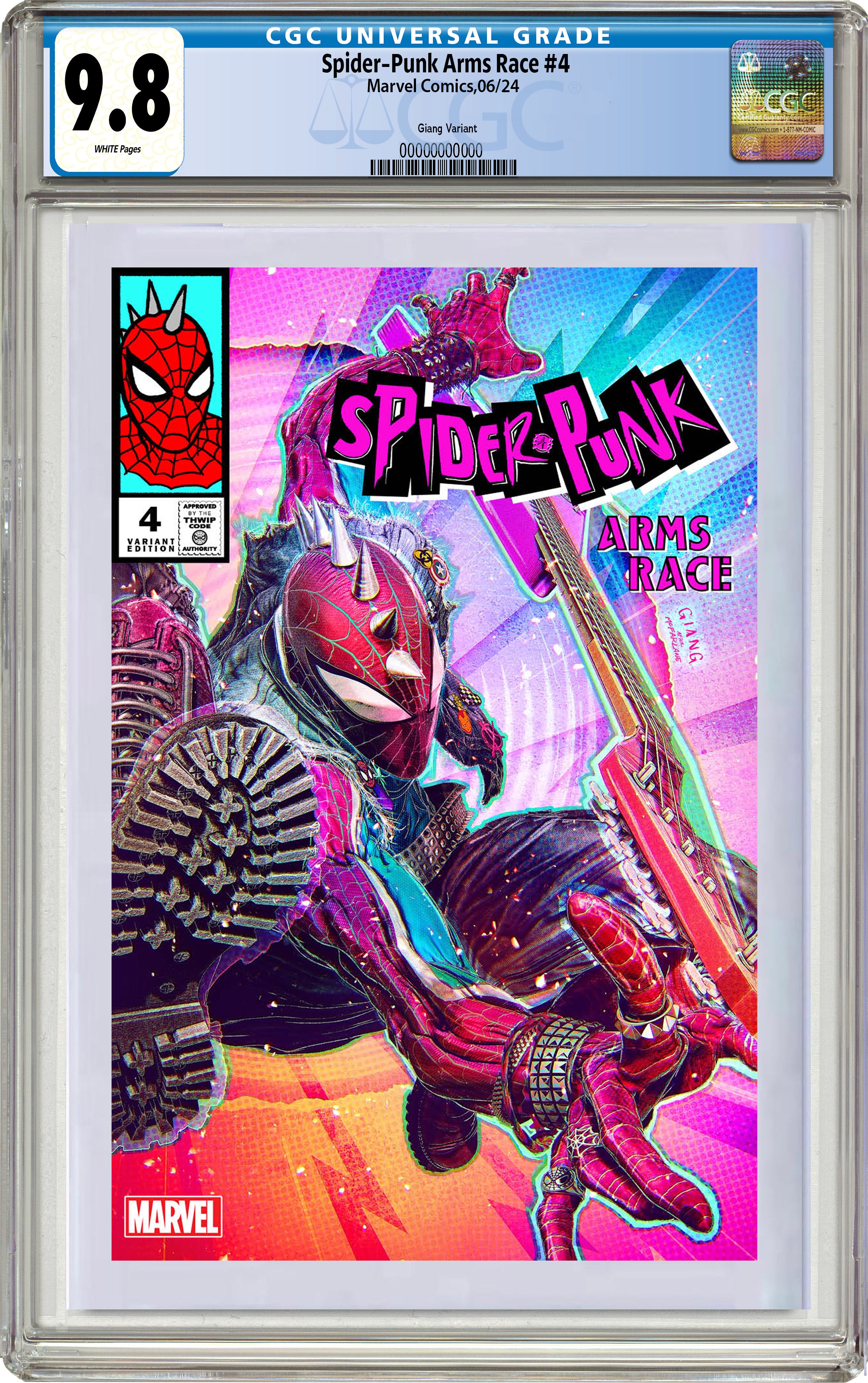 SPIDER-PUNK: ARMS RACE #4 JOHN GIANG EXCLUSIVE VARIANT OPTIONS 05-29-24