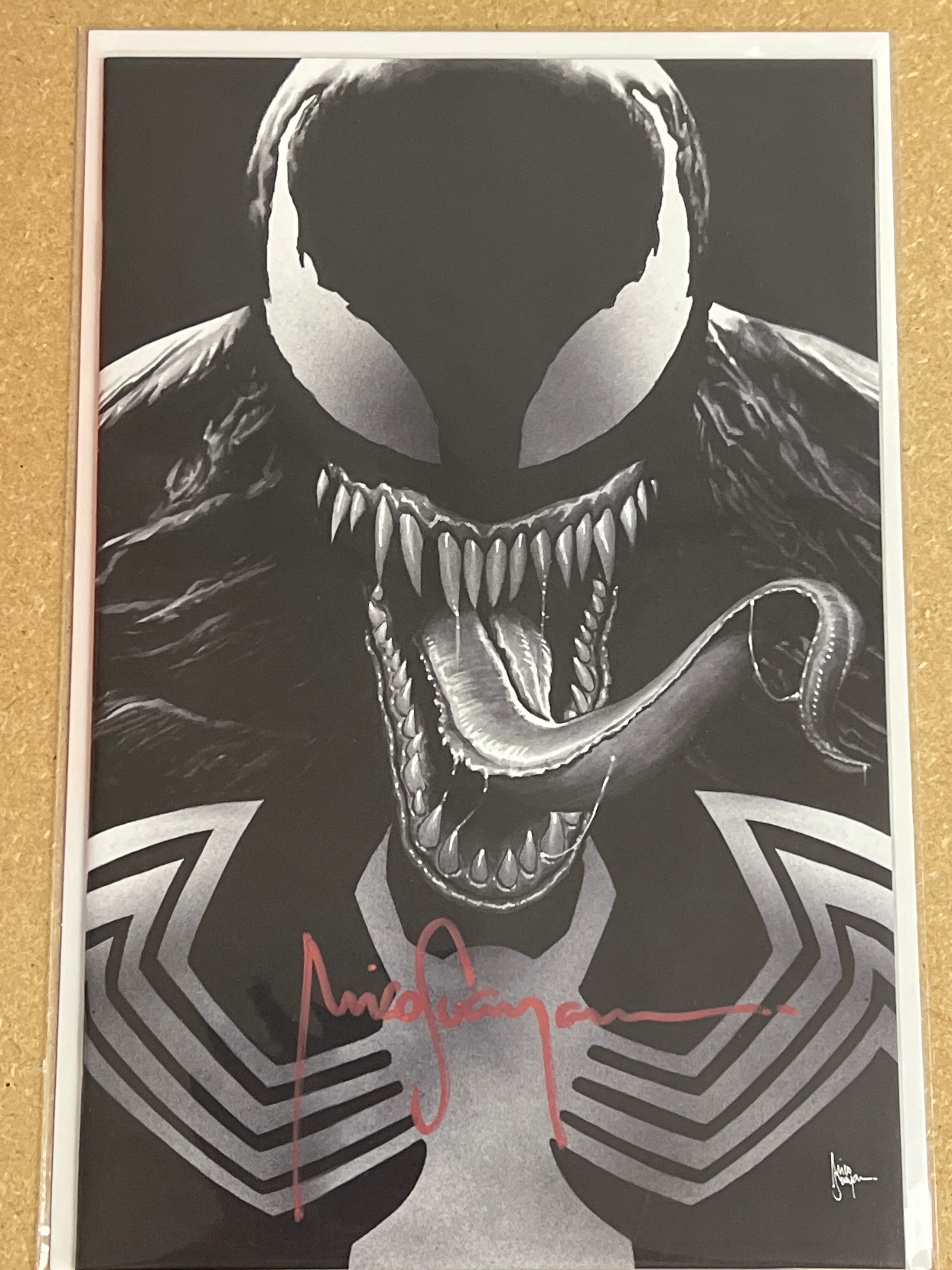 VENOM LETHAL PROTECTOR #1 SKETCH VARIANT SIGNED BY MICO WITH COA (SS5)(SS7)