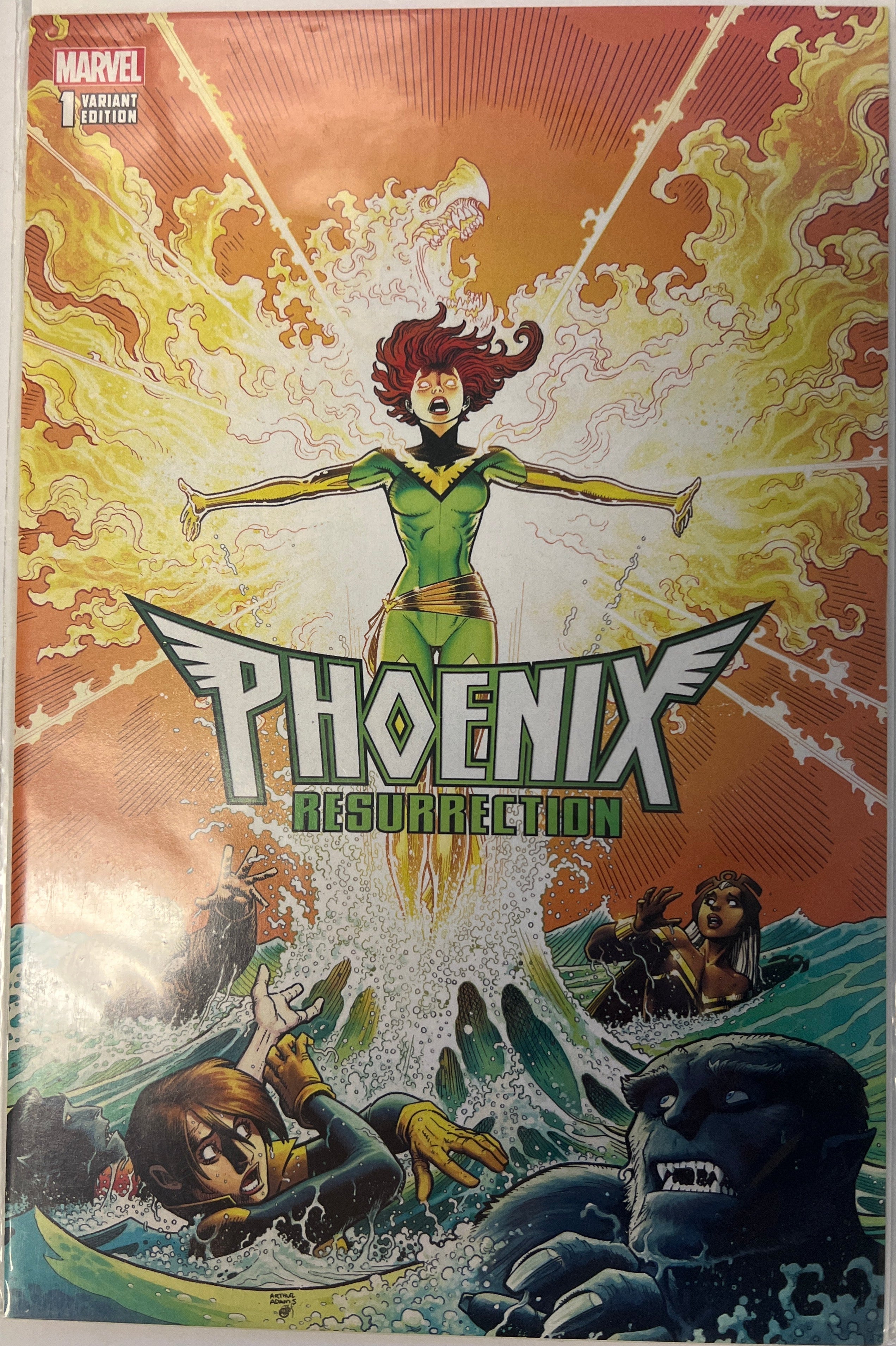 PHOENIX RESURRECTION #1 (OF 5) ARTHUR ADAMS 1:50 INCENTIVE VARIANT (M9