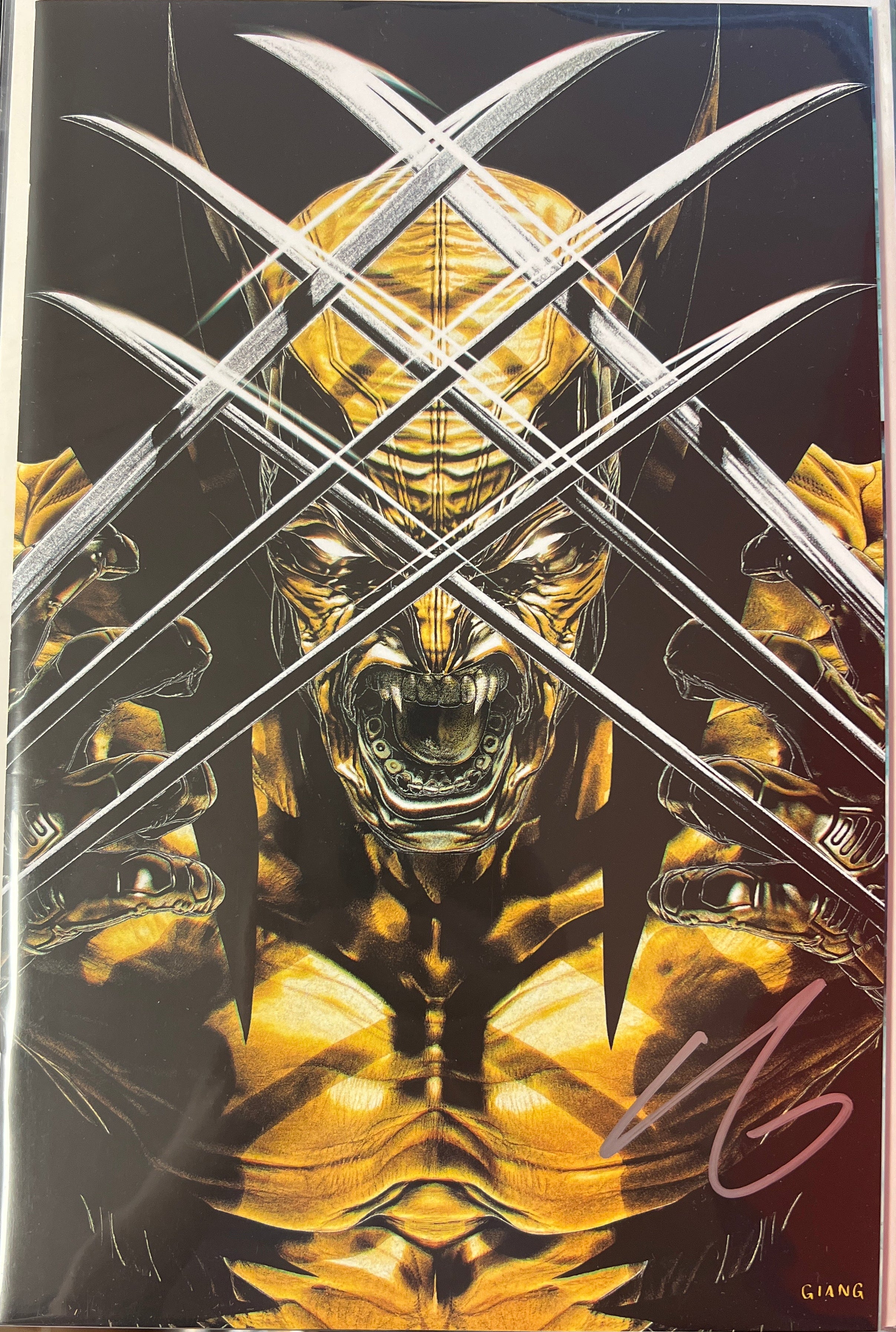 WOLVERINE #1 JOHN GIANG EXCLUSIVE VIRGIN VARIANT SIGNED BY JOHN GIANG WITH COA (SS12)