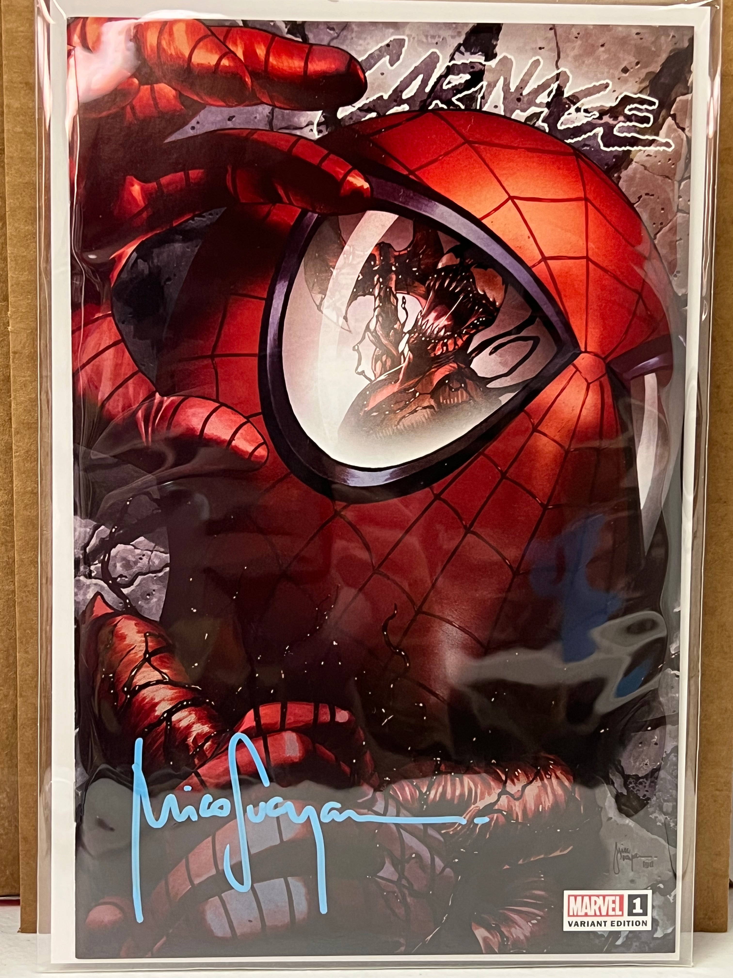 CARNAGE #1 SIGNED BY MICO SUAYAN WITH COA (SS6)
