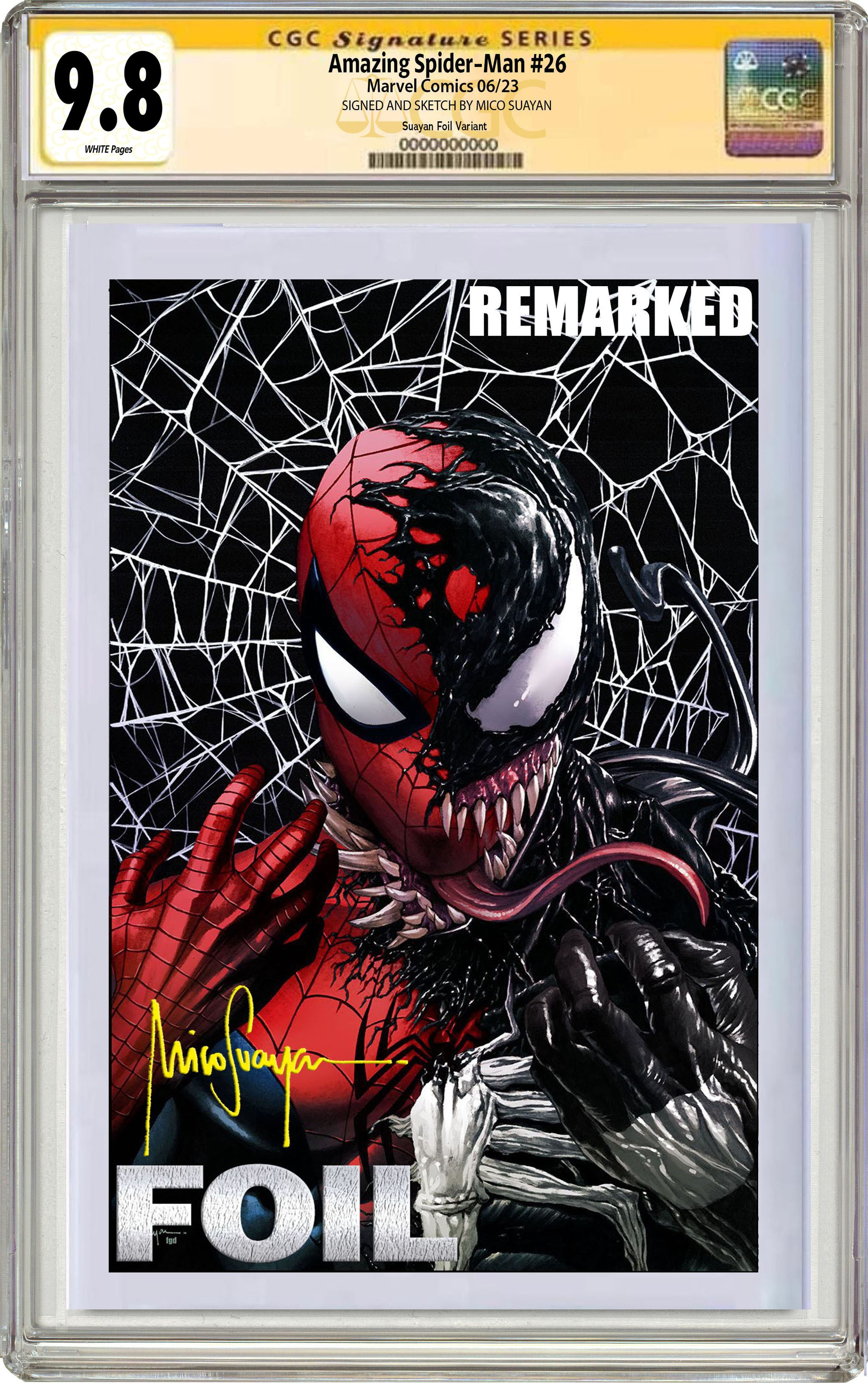 AMAZING SPIDER-MAN 26 MICO SUAYAN EXCLUSIVE VIRGIN FOIL VARIANT OPTIONS