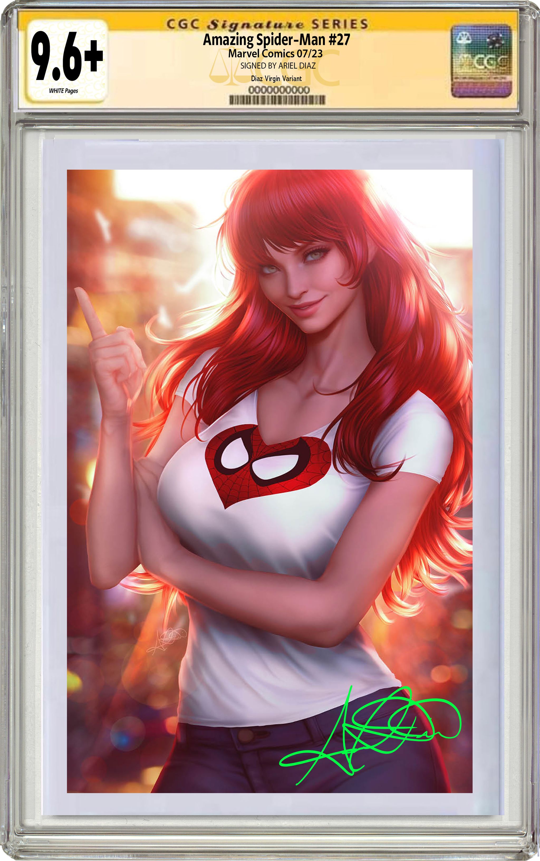 AMAZING SPIDER-MAN 27 ARIEL DIAZ EXCLUSIVE VARIANT COVER OPTIONS - 06/14/2023