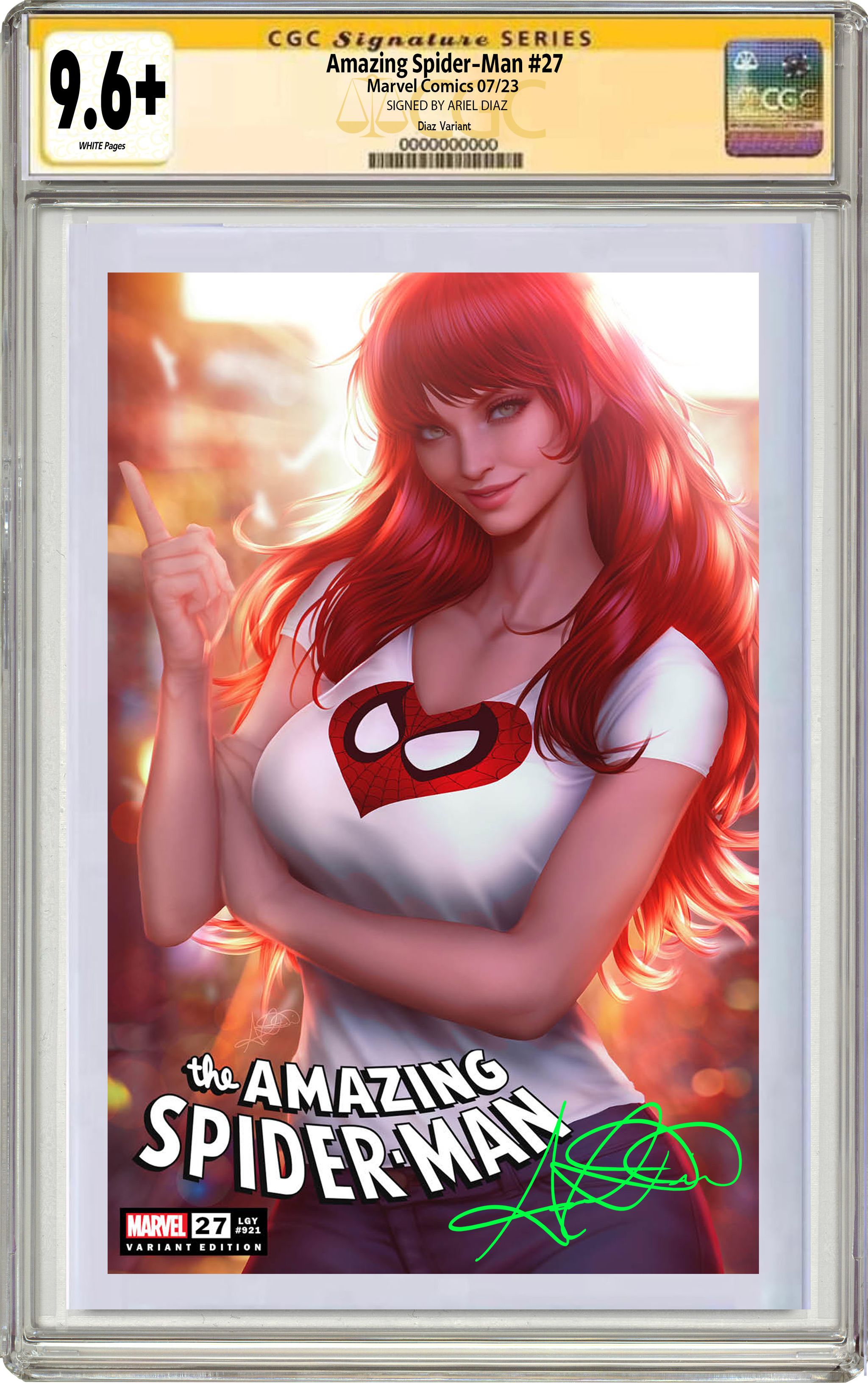 AMAZING SPIDER-MAN 27 ARIEL DIAZ EXCLUSIVE VARIANT COVER OPTIONS - 06/14/2023