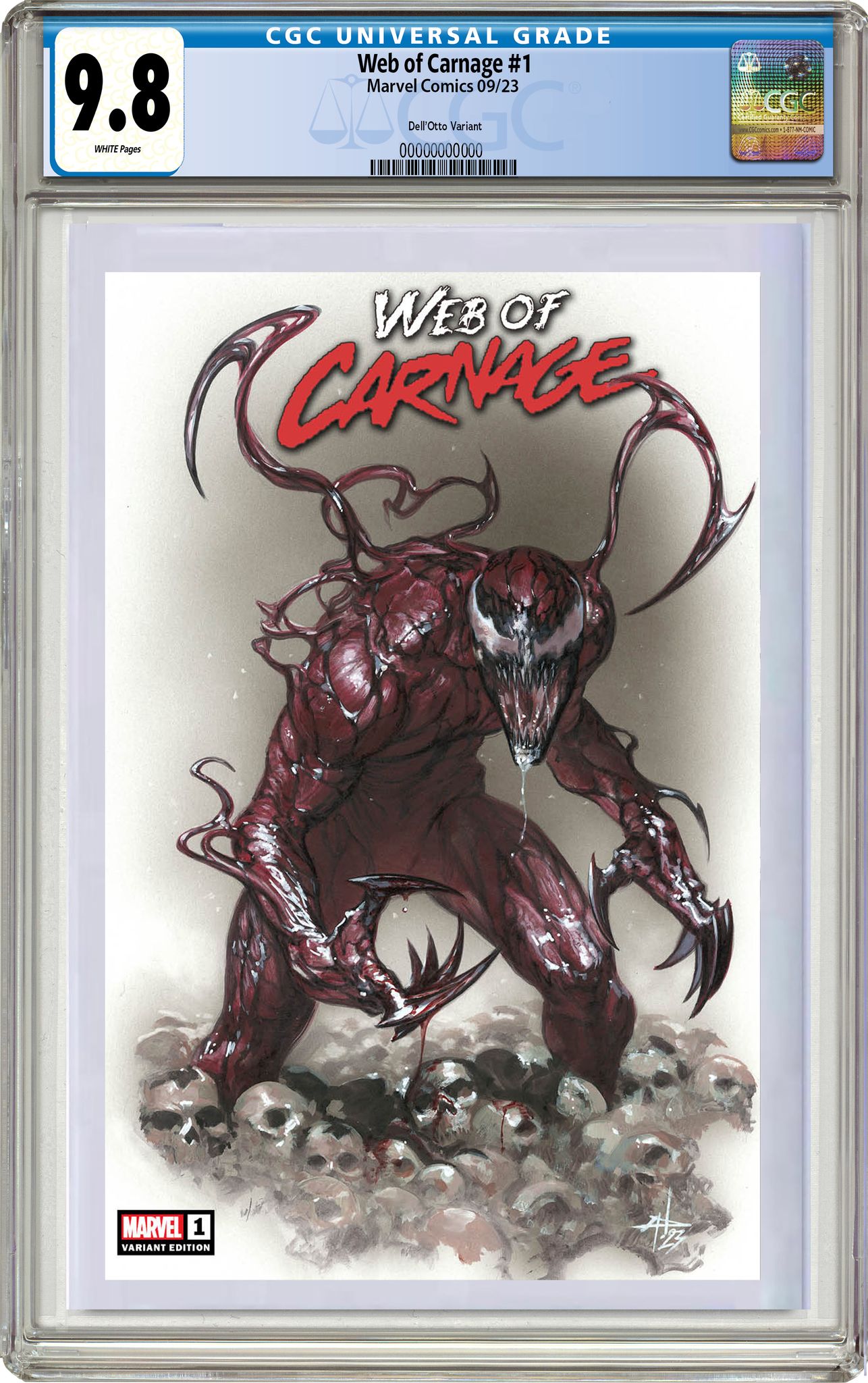 WEB OF CARNAGE 1 GABRIELE DELL'OTTO EXCLUSIVE VARIANT OPTIONS