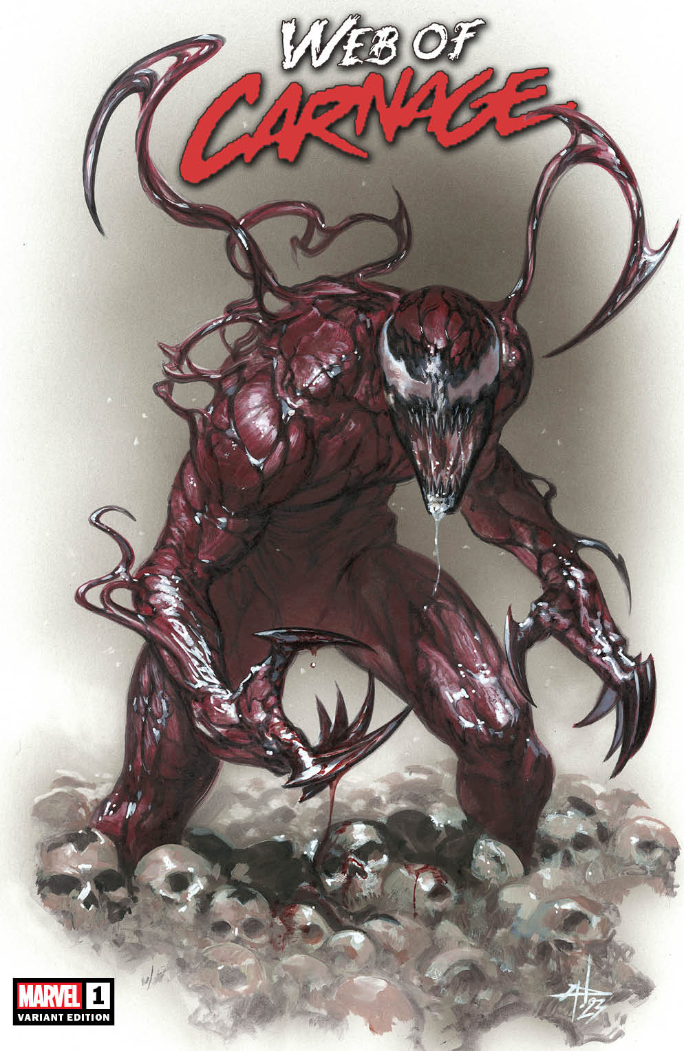WEB OF CARNAGE 1 GABRIELE DELL'OTTO EXCLUSIVE VARIANT OPTIONS