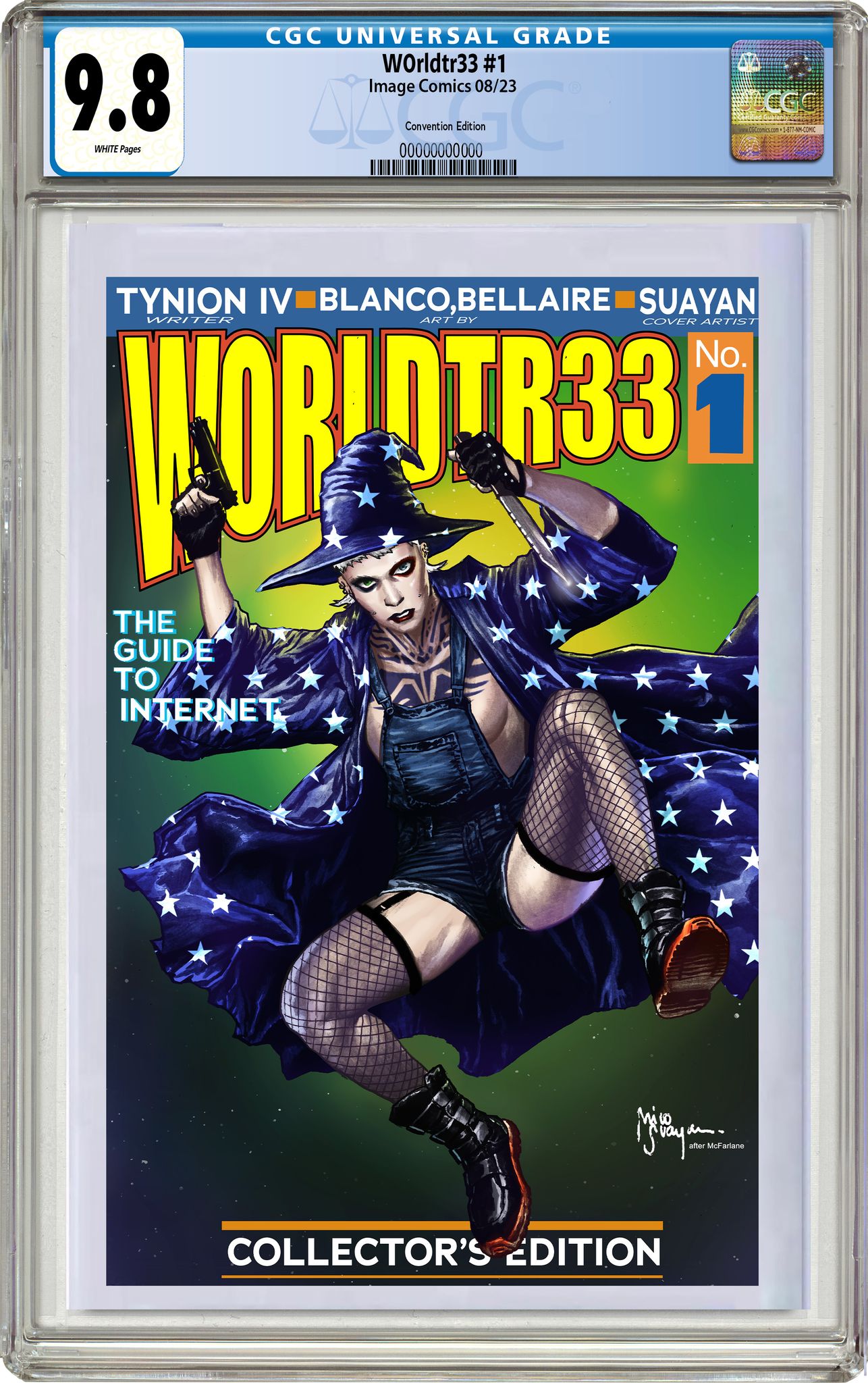 W0RLDTR33 #1 MICO SUAYAN EXCLUSIVE WIZARD HOMAGE OPTIONS