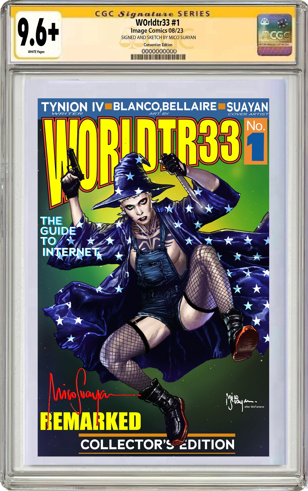 W0RLDTR33 #1 MICO SUAYAN EXCLUSIVE WIZARD HOMAGE OPTIONS