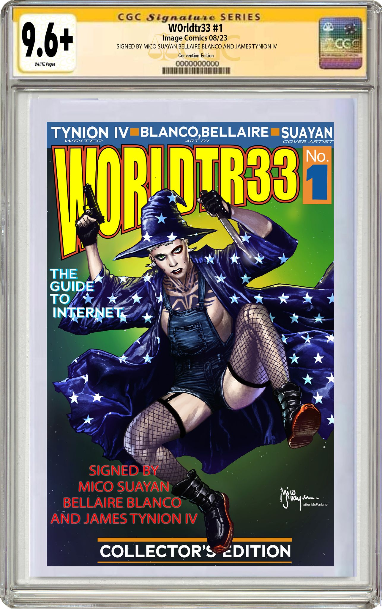 W0RLDTR33 #1 MICO SUAYAN EXCLUSIVE WIZARD HOMAGE OPTIONS