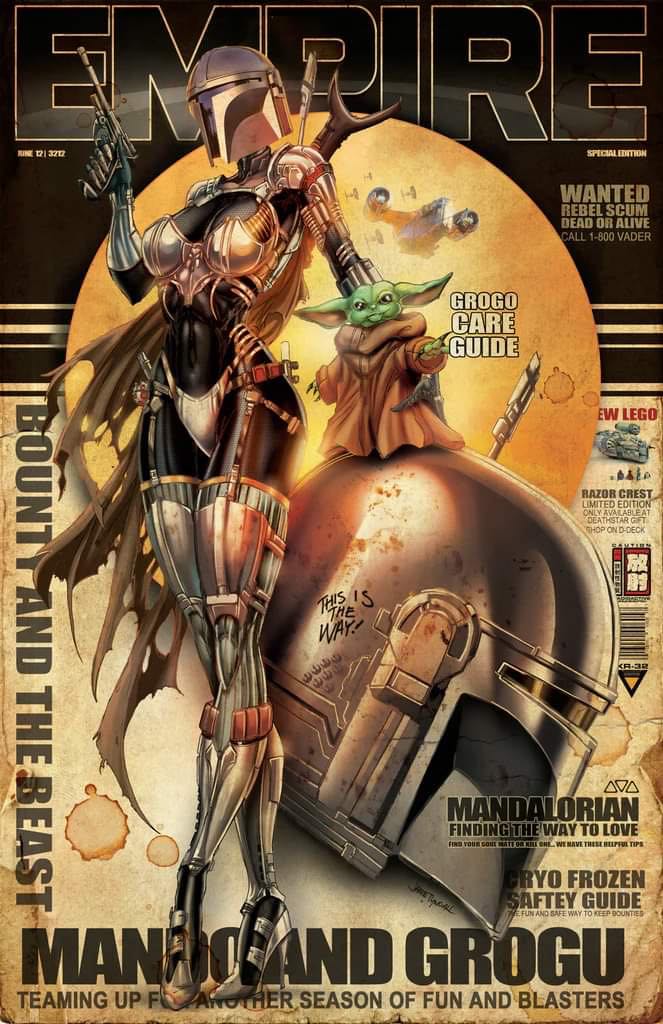 DAUGHTERS OF EDEN #1 JAMIE TYNDALL RETRO MANDALORIAN COSPLAY EDITION