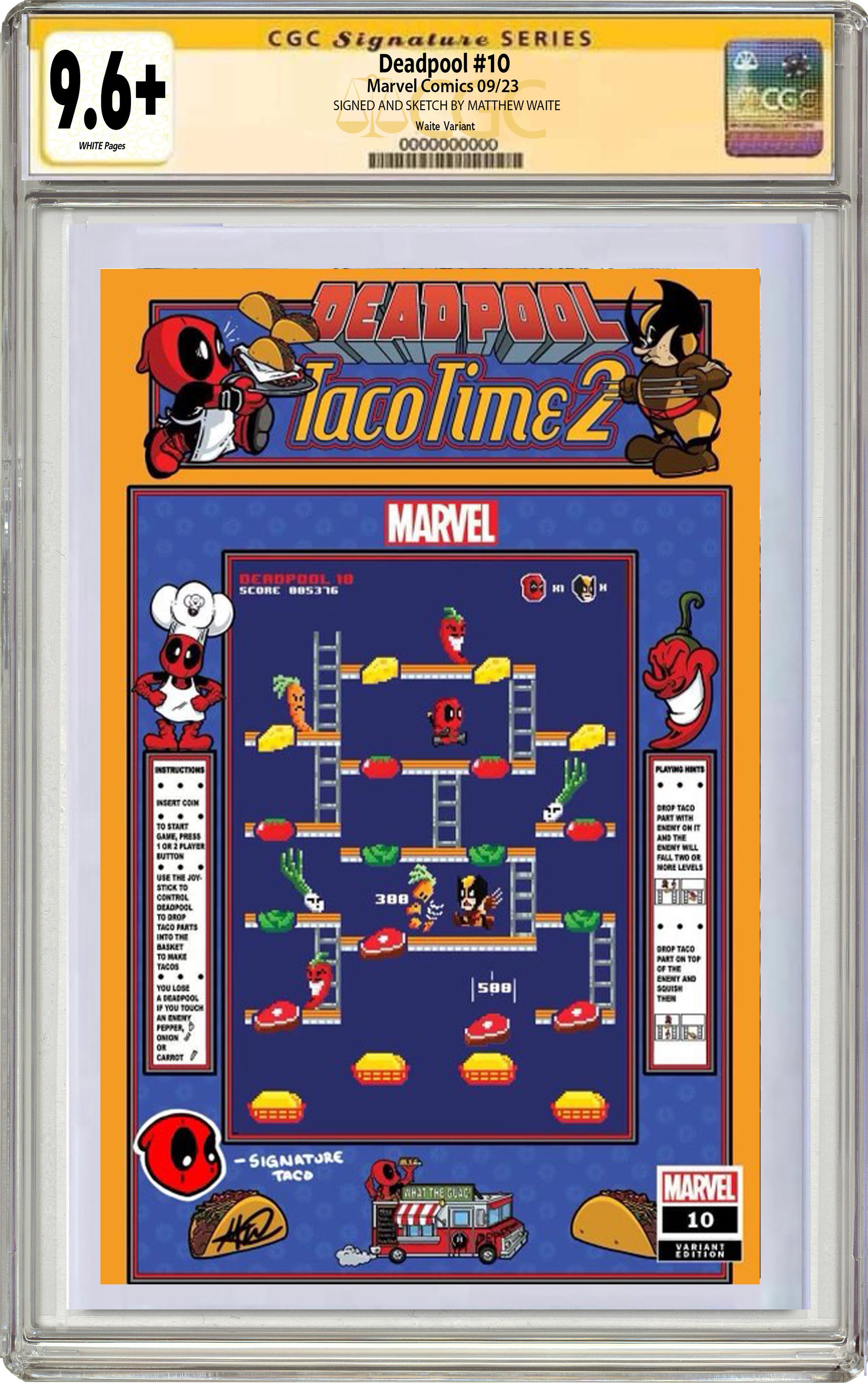 DEADPOOL #10 MATTHEW WAITE'S TACO TIME 2 8-BIT GAMING EDITION - 08/23/23