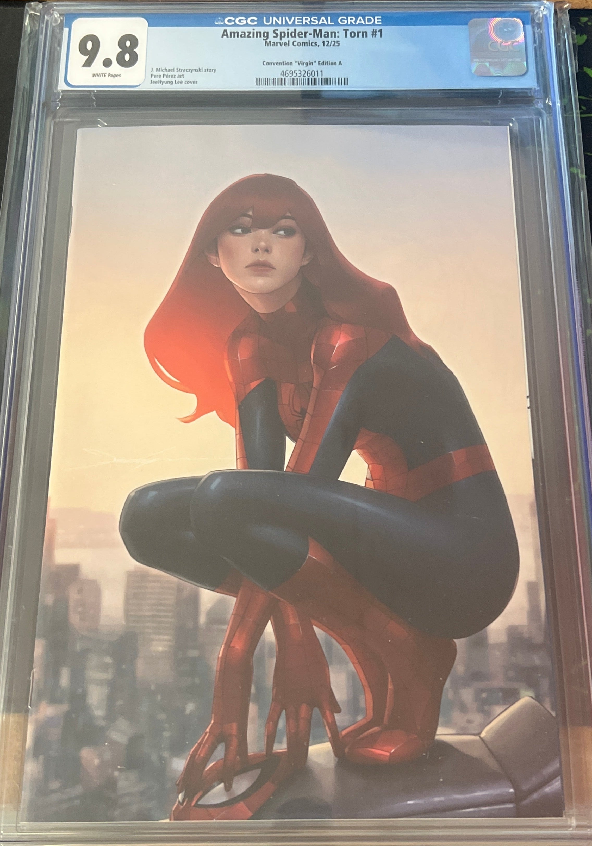 AMAZING SPIDER-MAN: TORN #1 JEEHYUNG LEE NYCC EXCLUSIVE VIRGIN EDITION CGC 9.8 (C86)
