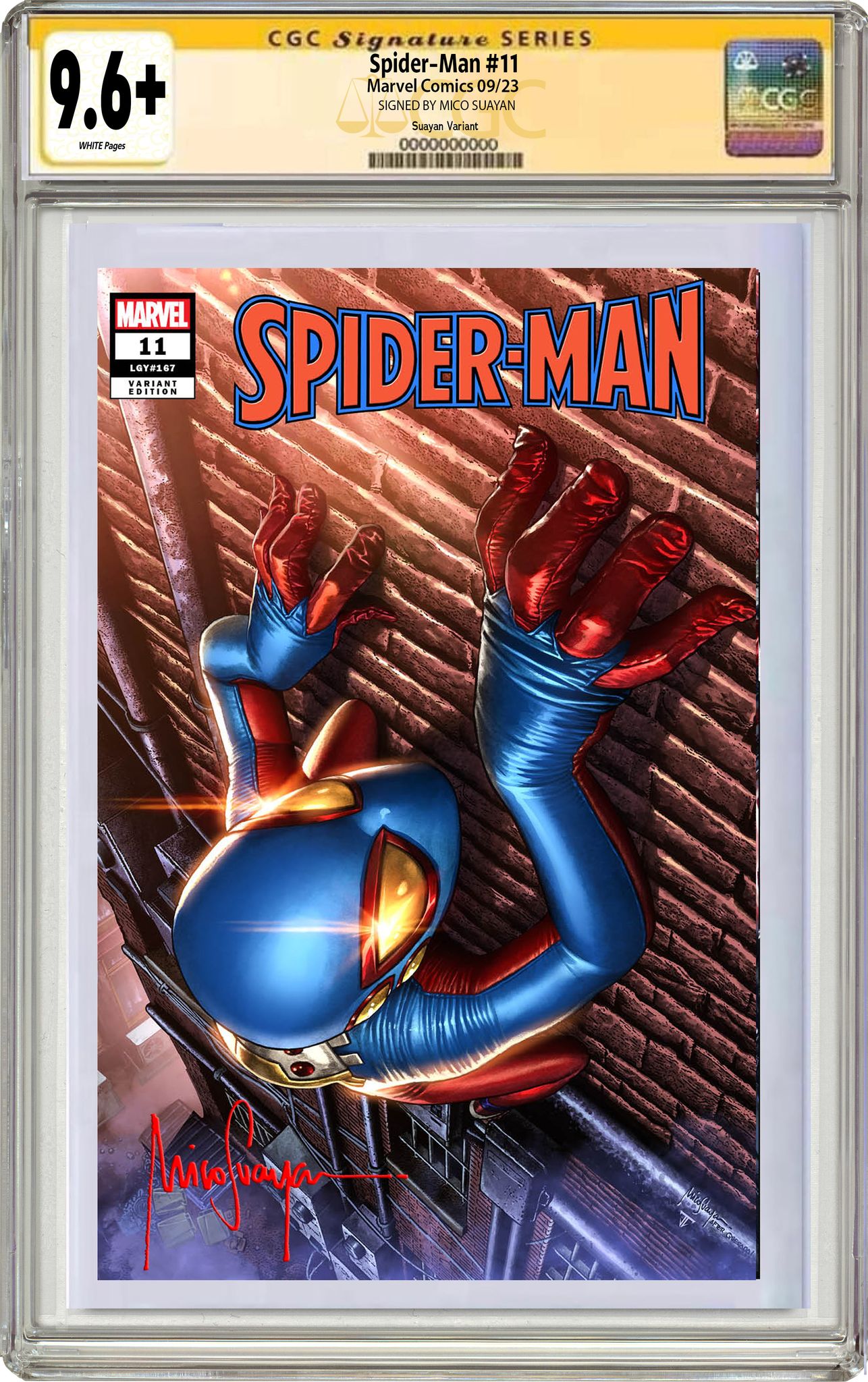SPIDER-MAN 11 MICO SUAYAN EXCLUSIVE VARIANT COVER OPTIONS - 08/16/23