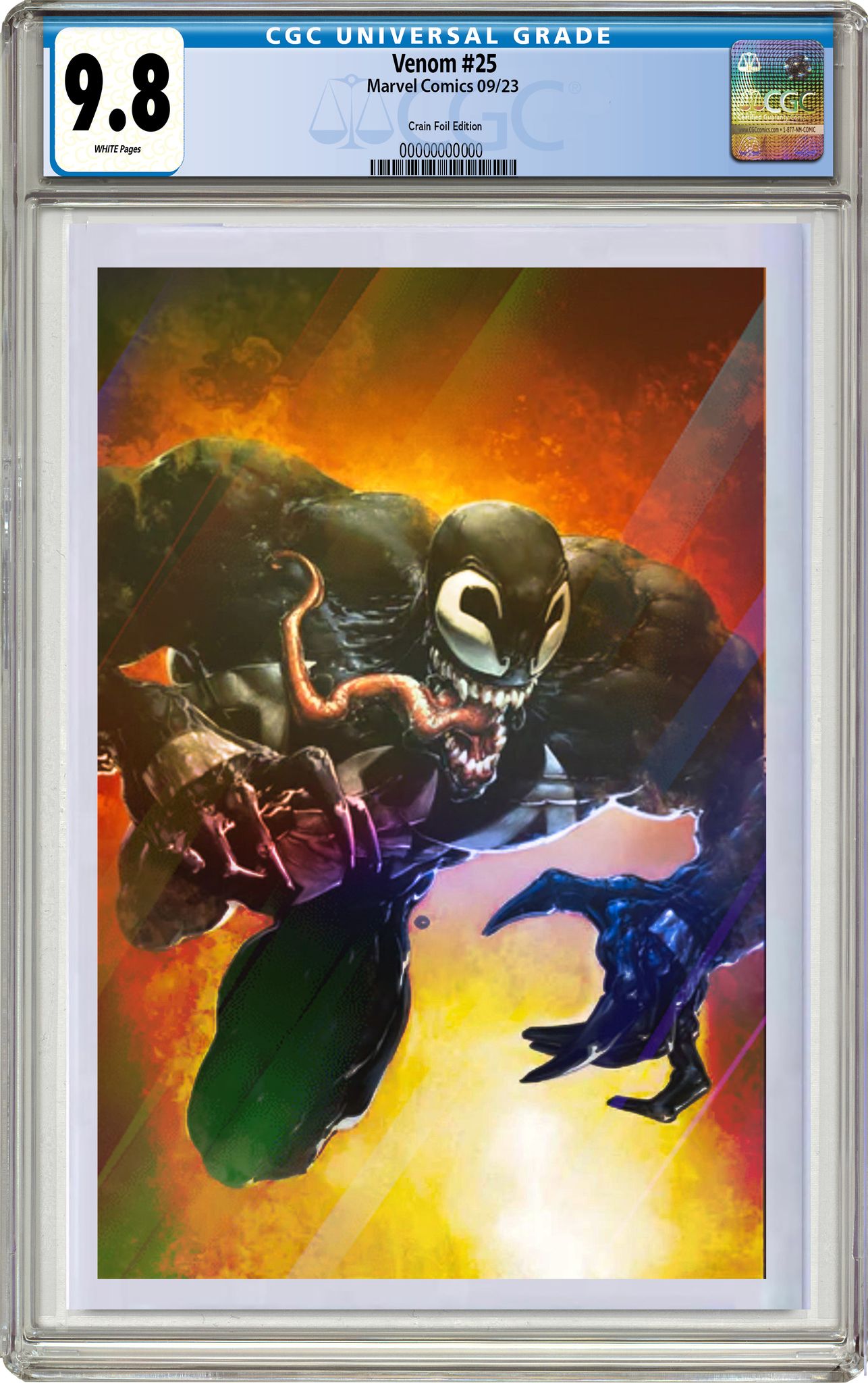 VENOM 25 CLAYTON CRAIN EXCLUSIVE VIRGIN FOIL VARIANT- 09/06/23