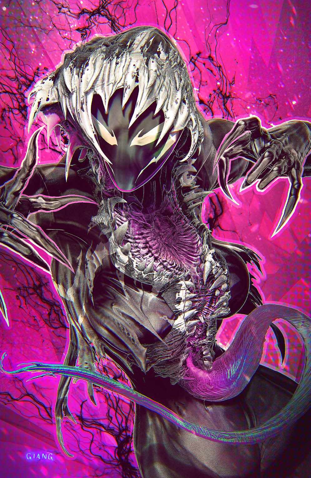 SPIDER-GWEN SMASH #1 JOHN GIANG MEGACON EXCLUSIVE VENOMIZED VARIANT COVERS OPTIONS