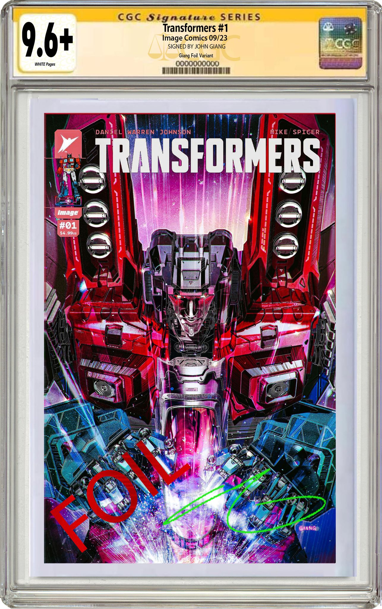 TRANSFORMERS #1 JOHN GIANG EXCLUSIVE VARIANT OPTIONS - 10/04/23