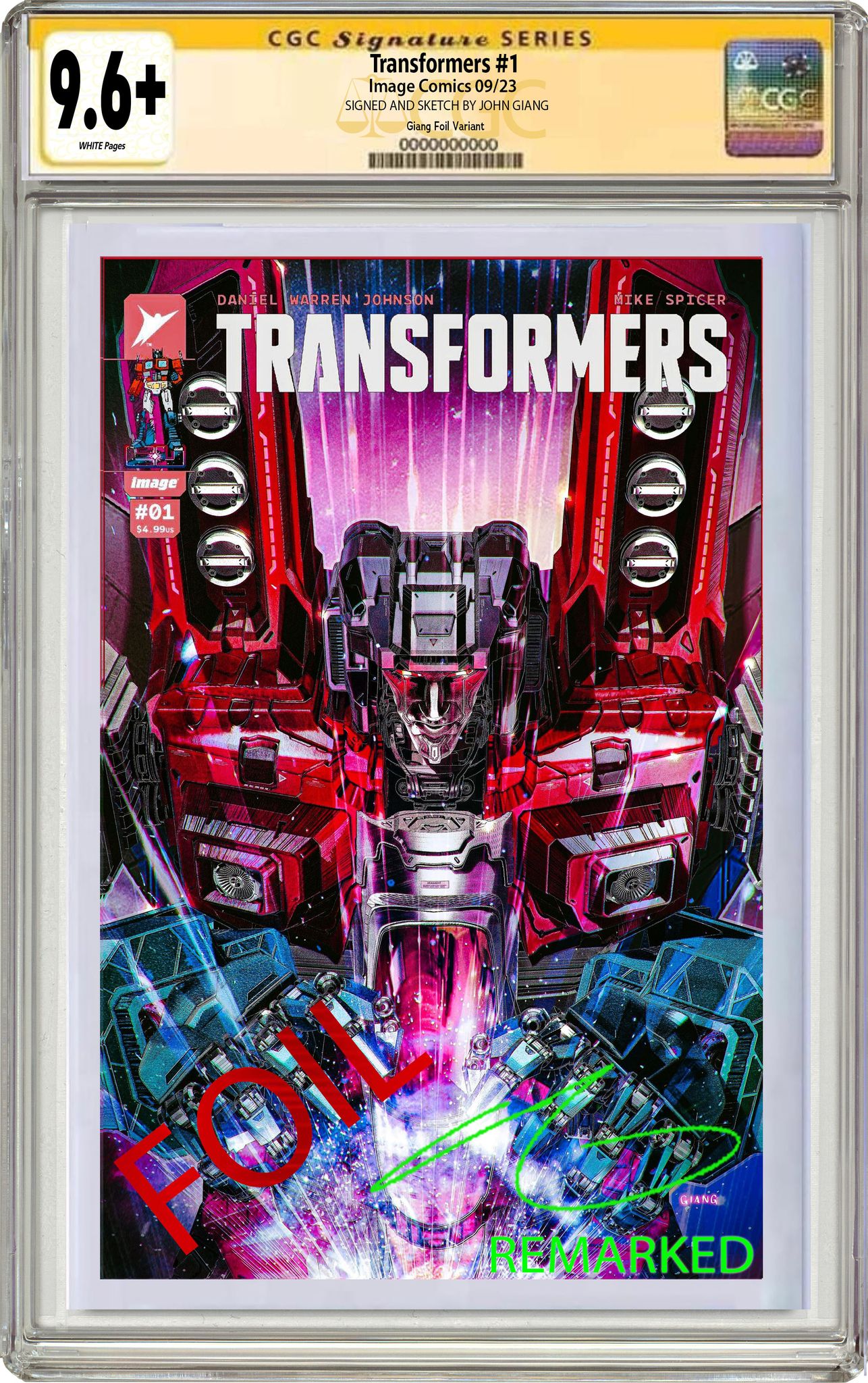 TRANSFORMERS #1 JOHN GIANG EXCLUSIVE VARIANT OPTIONS - 10/04/23