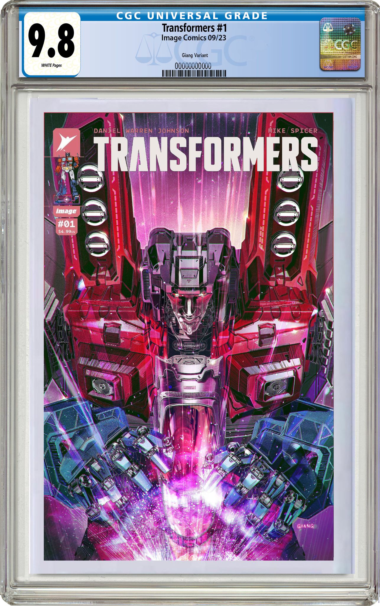 TRANSFORMERS #1 JOHN GIANG EXCLUSIVE VARIANT OPTIONS - 10/04/23