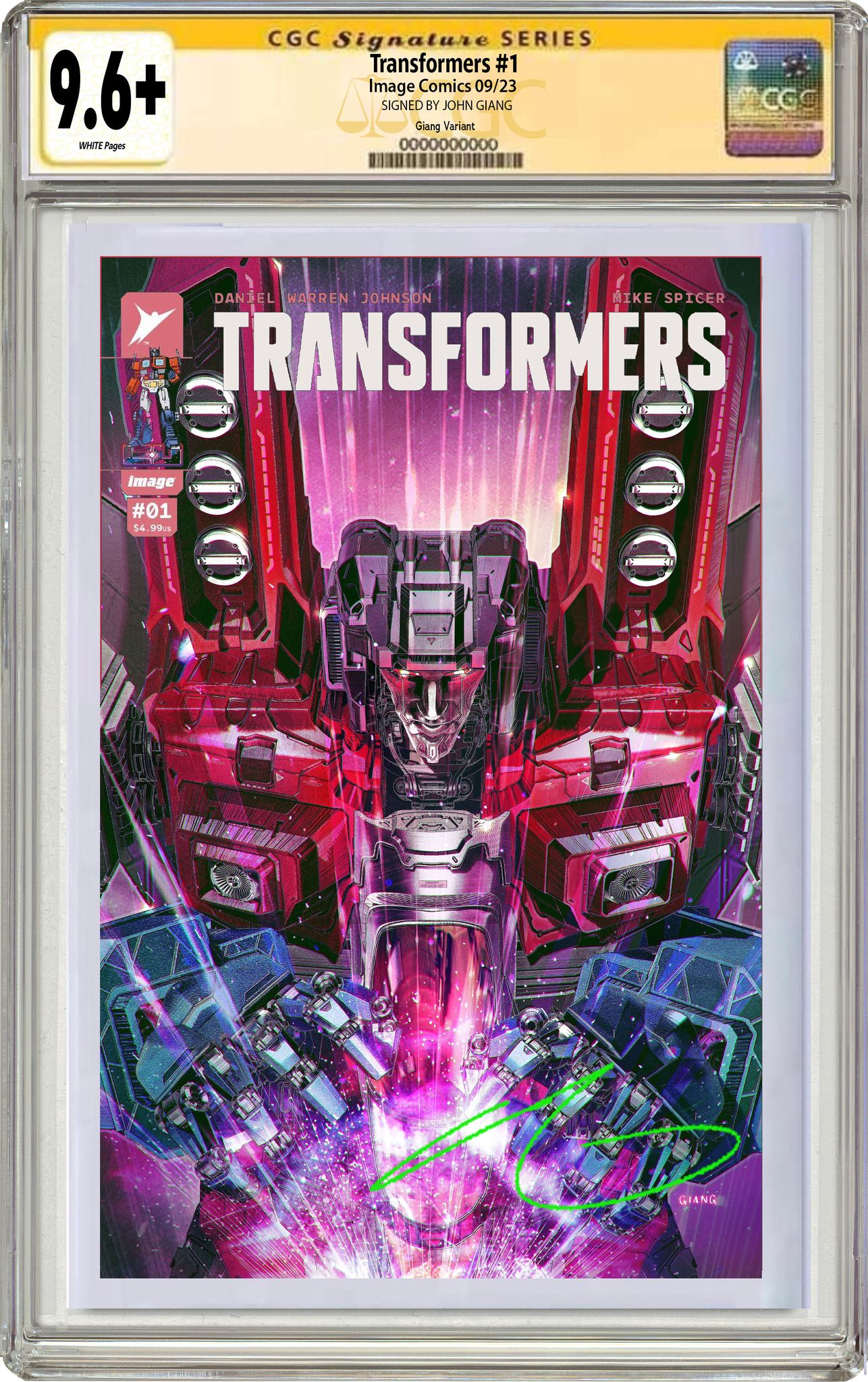 TRANSFORMERS #1 JOHN GIANG EXCLUSIVE VARIANT OPTIONS - 10/04/23