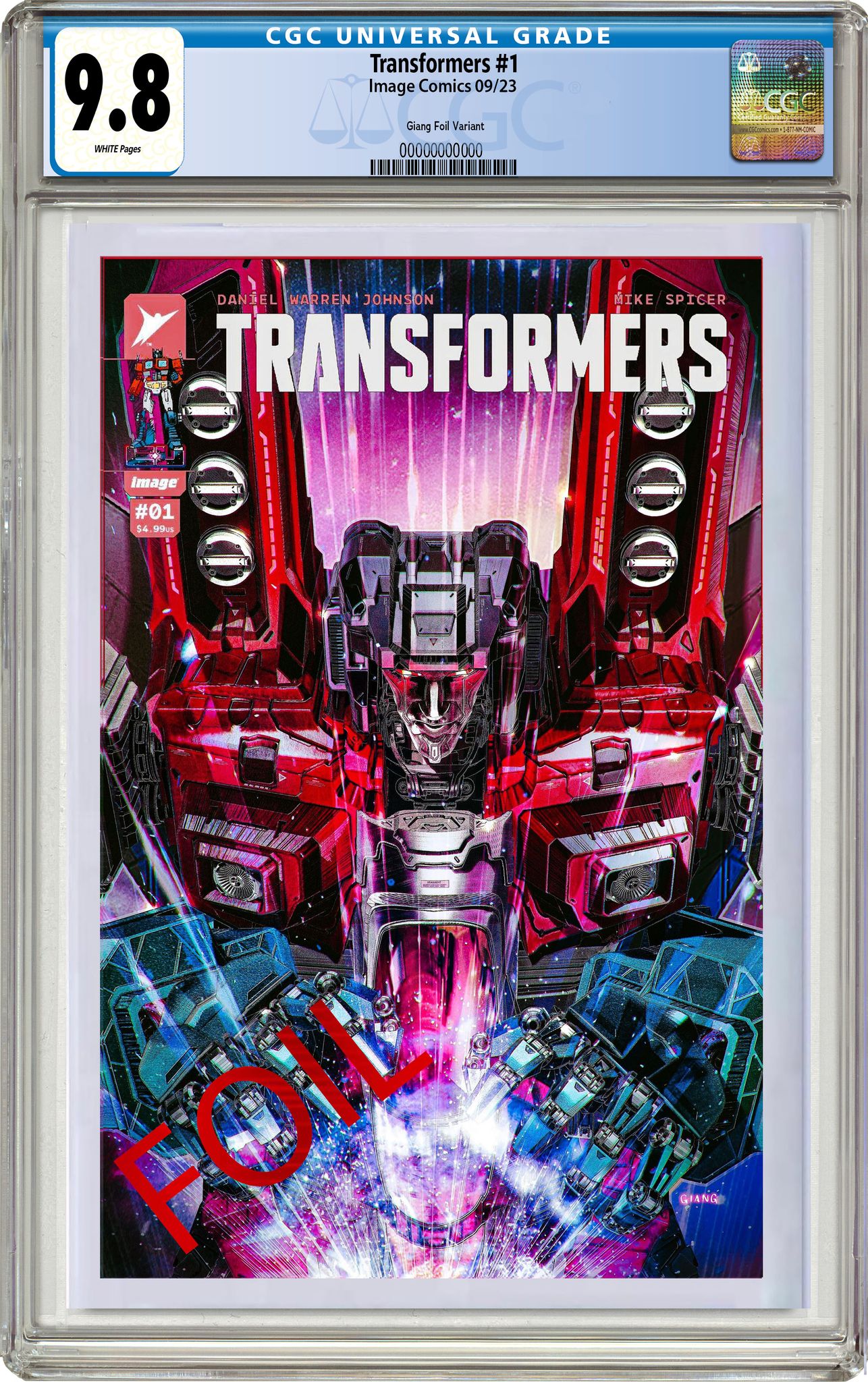TRANSFORMERS #1 JOHN GIANG EXCLUSIVE VARIANT OPTIONS - 10/04/23